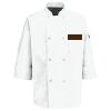 Button Chef Coat with Thermometer Pocket Thumbnail